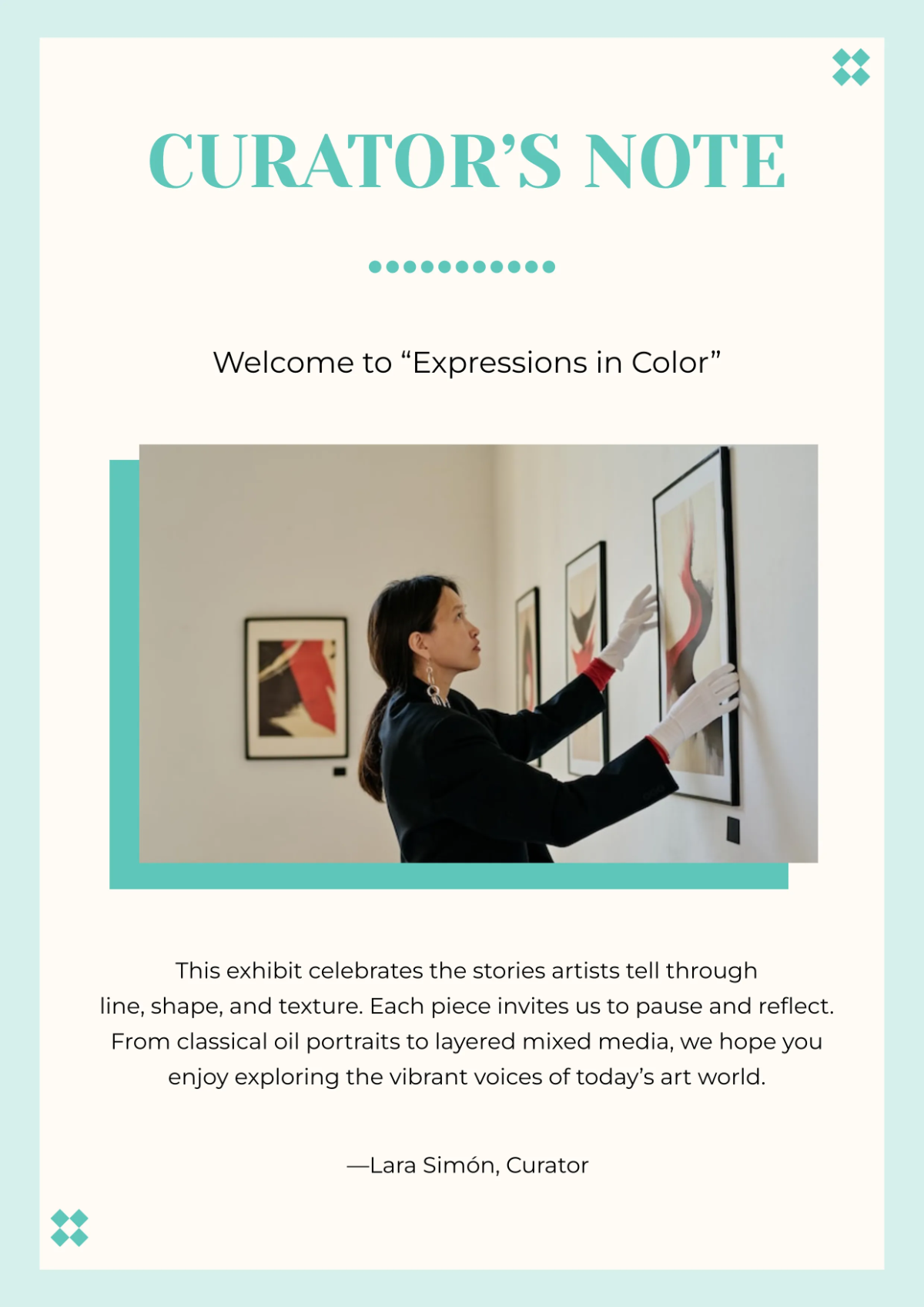 Free Professional Art Booklet Template to Edit Online