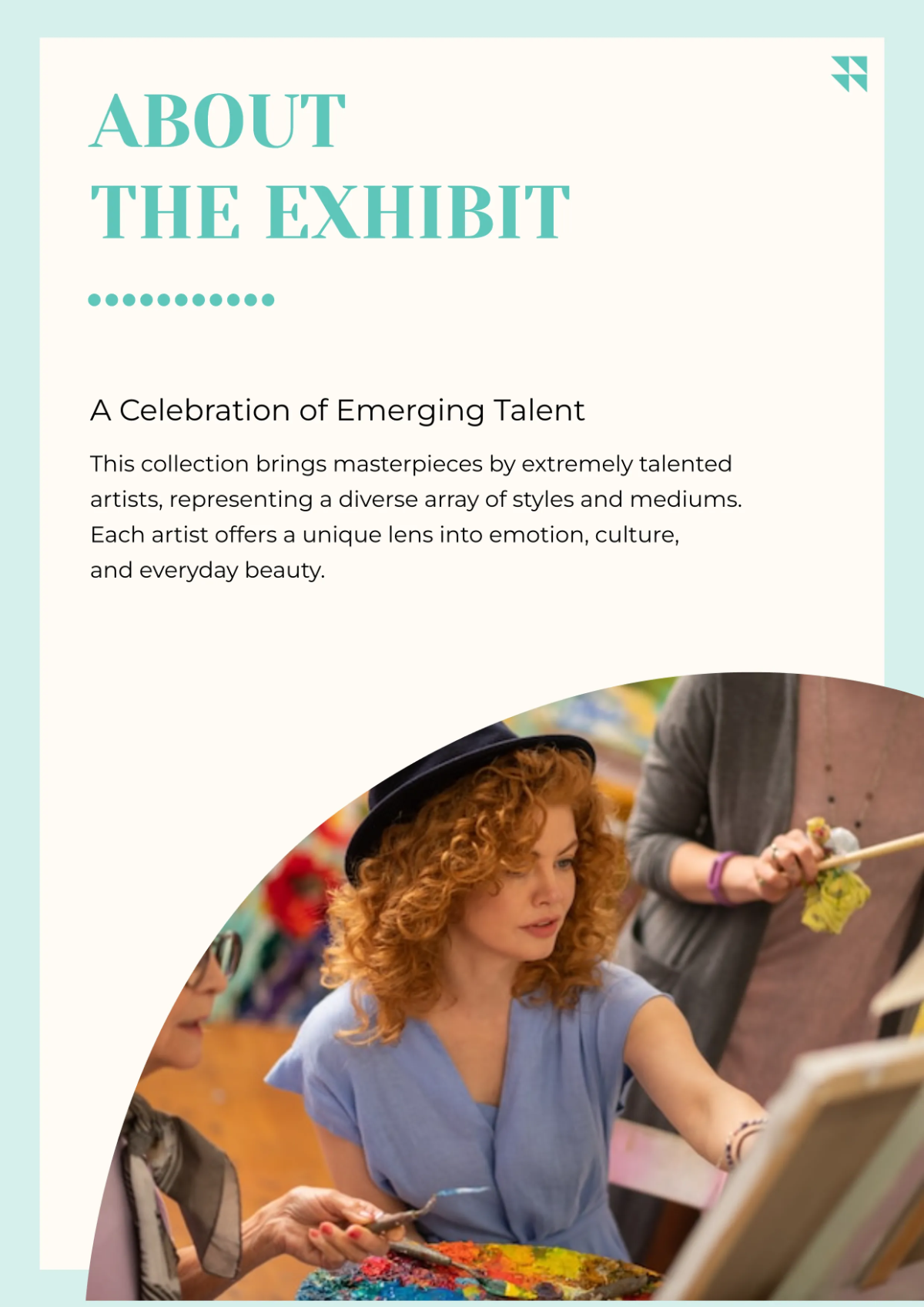 Free Professional Art Booklet Template to Edit Online