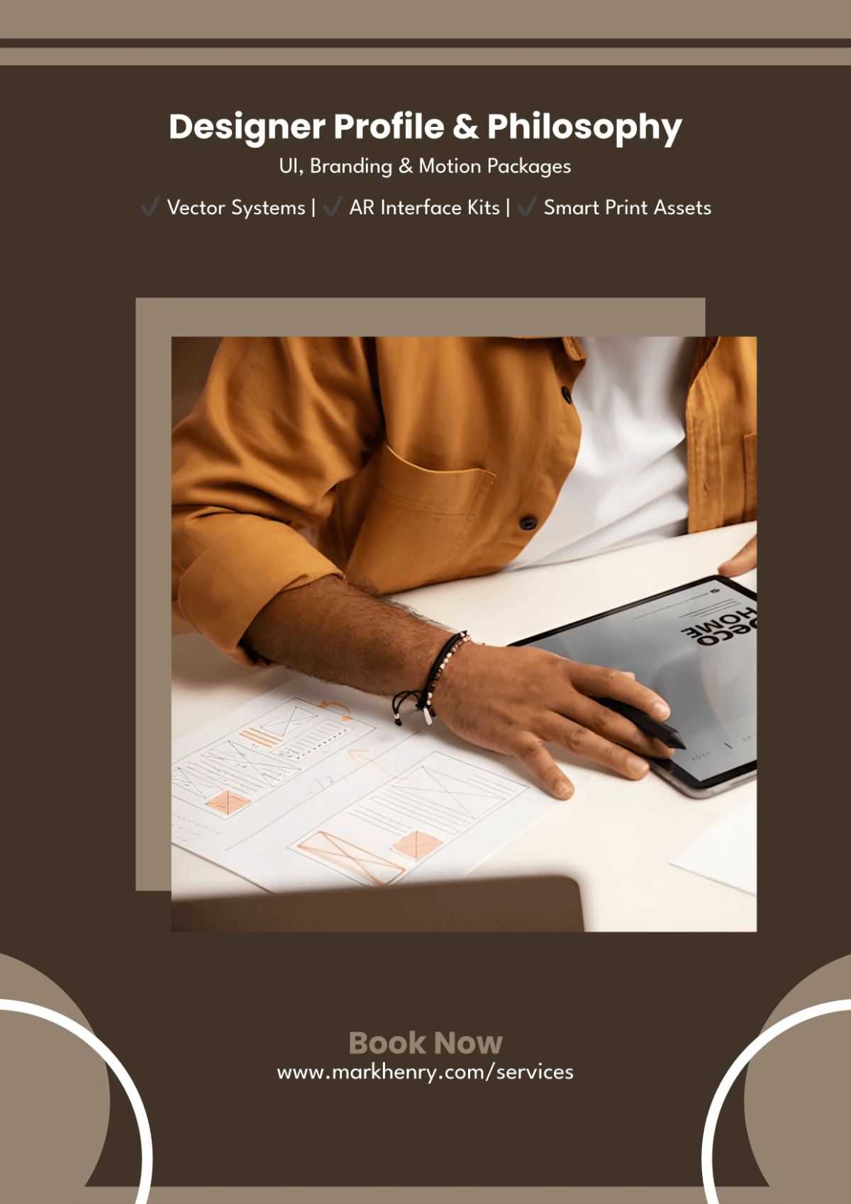 Free Creative Portfolio Booklet Template to Edit Online