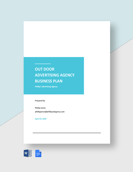 outdoor advertising agency business plan sample