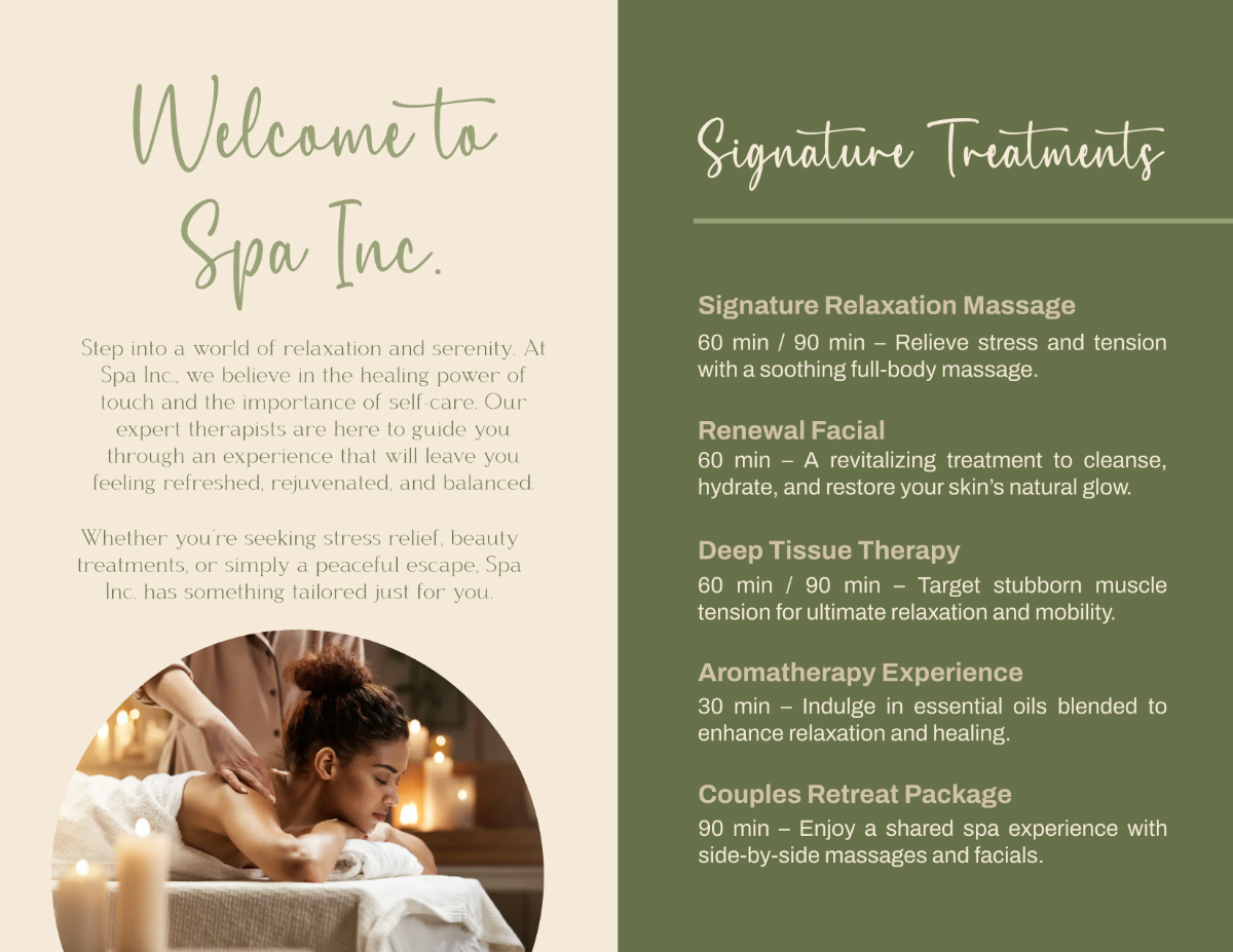 Free Bi Fold Brochure Design Template to Edit Online