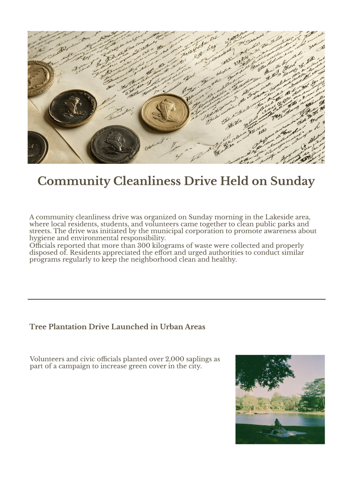 Free 18th Century Newspaper Template to Edit Online