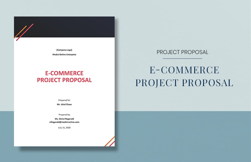 E-Commerce Project Proposal Template