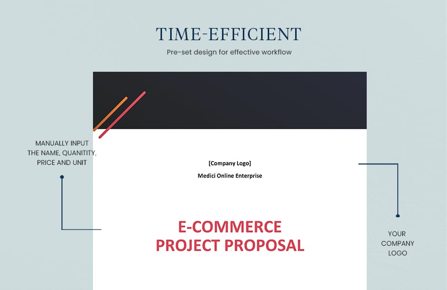 E-Commerce Project Proposal Template
