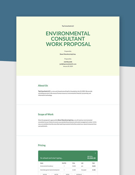 23+ FREE Work from Home Proposal Templates [Edit & Download] | Template.net