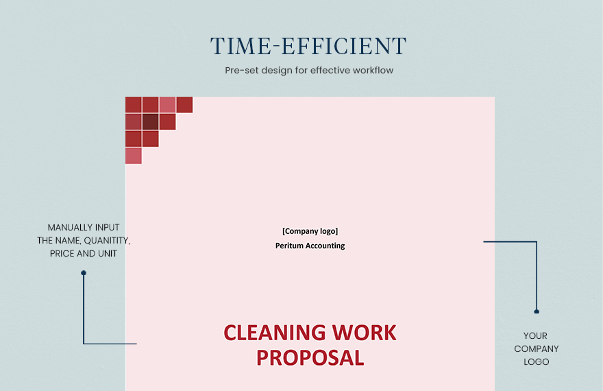 Cleaning Work Proposal Template