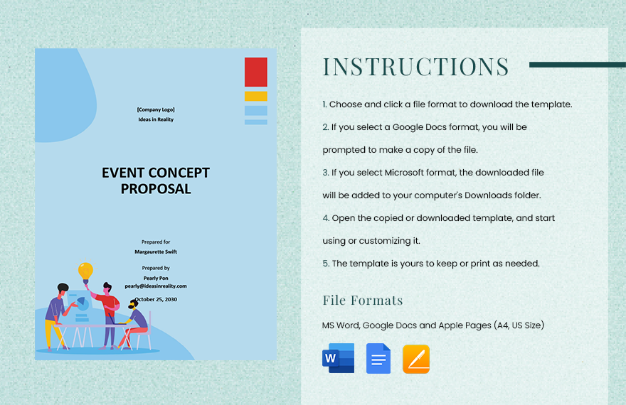 Editable Event Concept Proposal