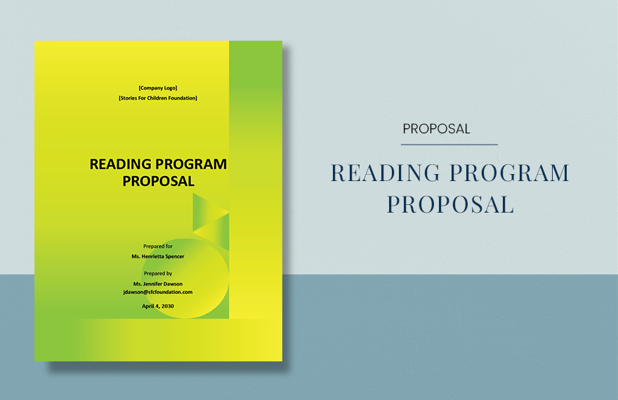 Sample Program Proposal Template