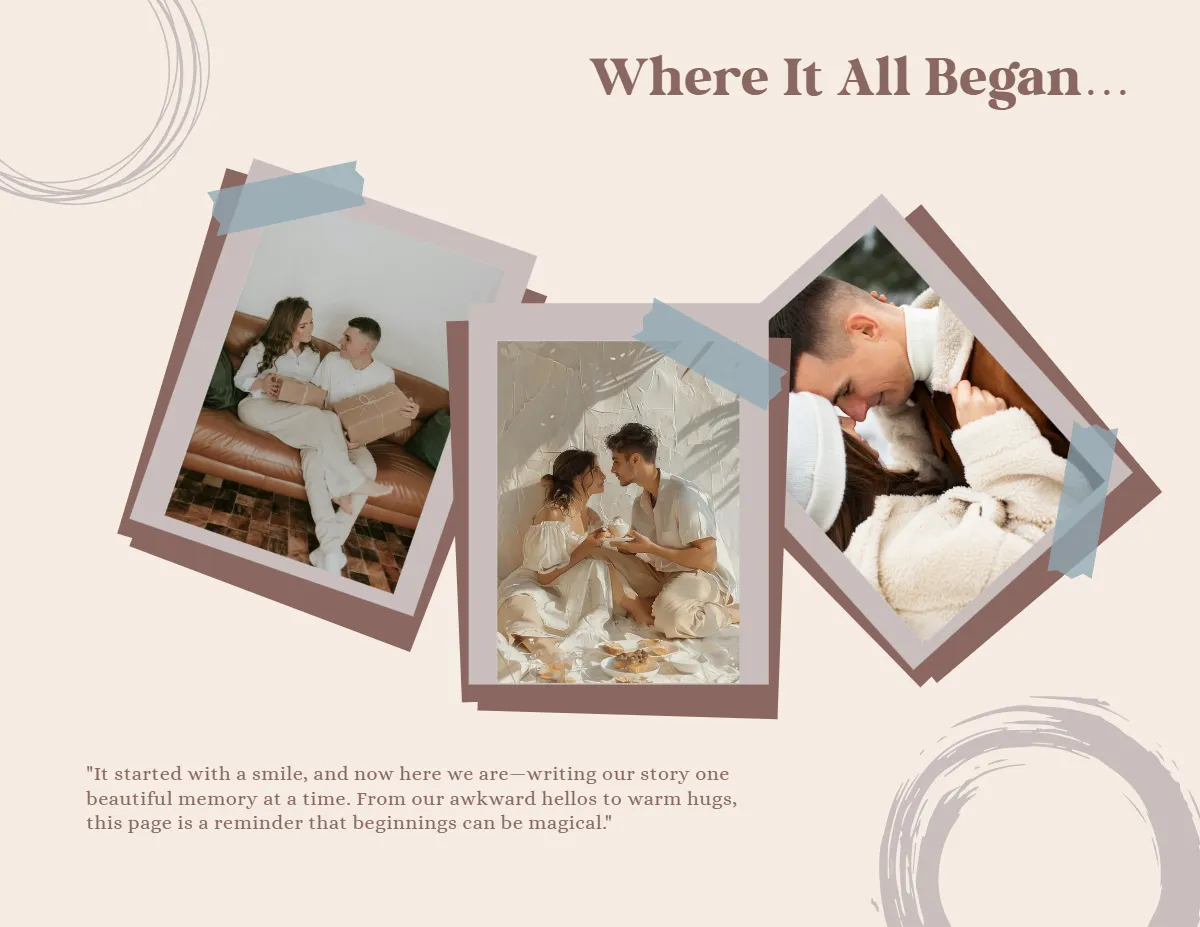 Free Handmade Scrapbook Template to Edit Online Free Handmade Scrapbook Template to Edit Online
