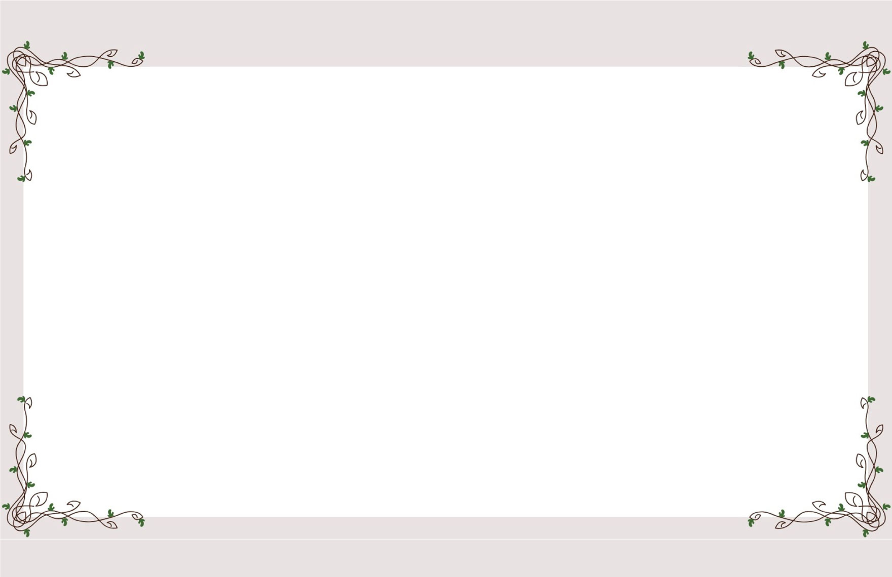 Classic Presentation Border