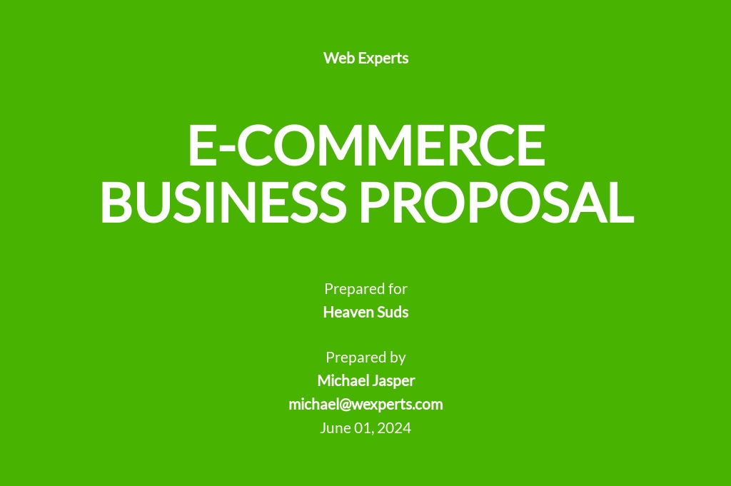 E commerce Business Proposal Template.jpe