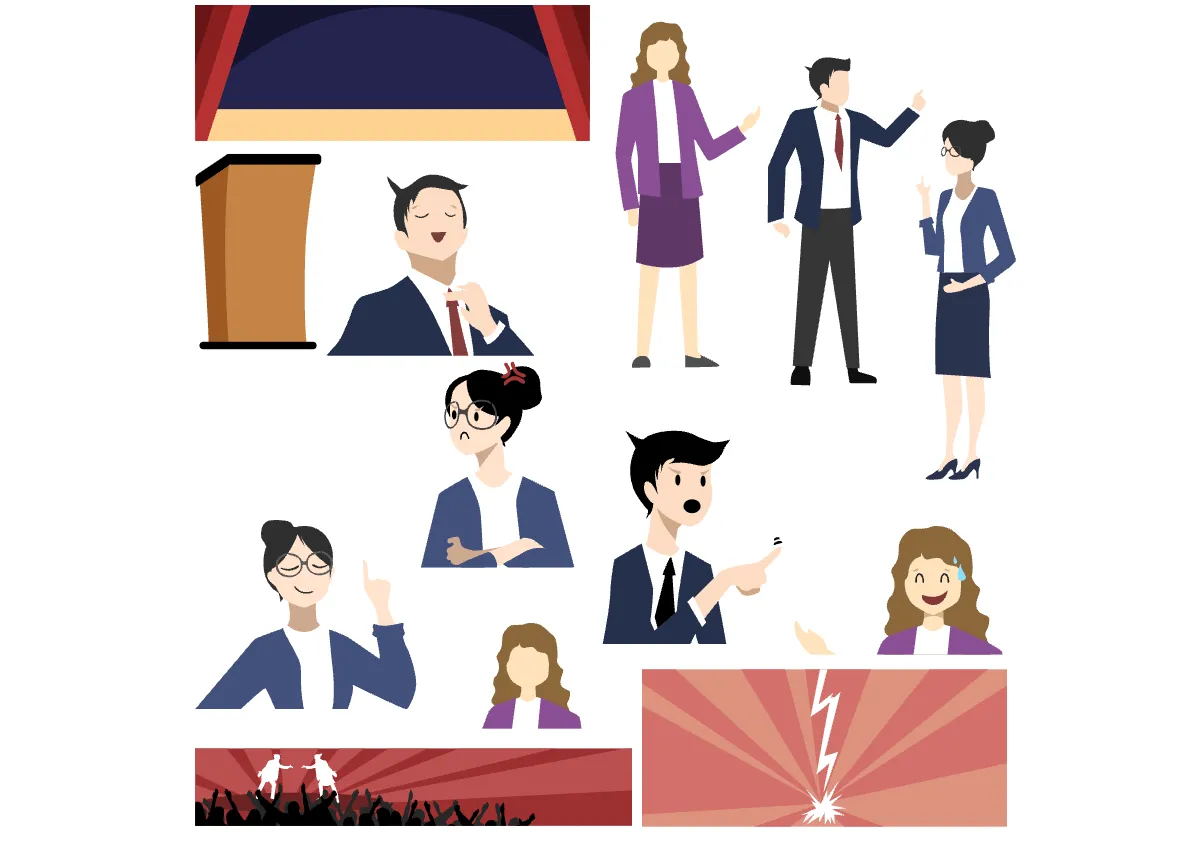 Free Editable Political Satire Comic Strip Template to Edit Online