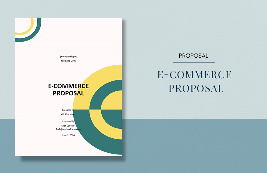 E-commerce Proposal Template
