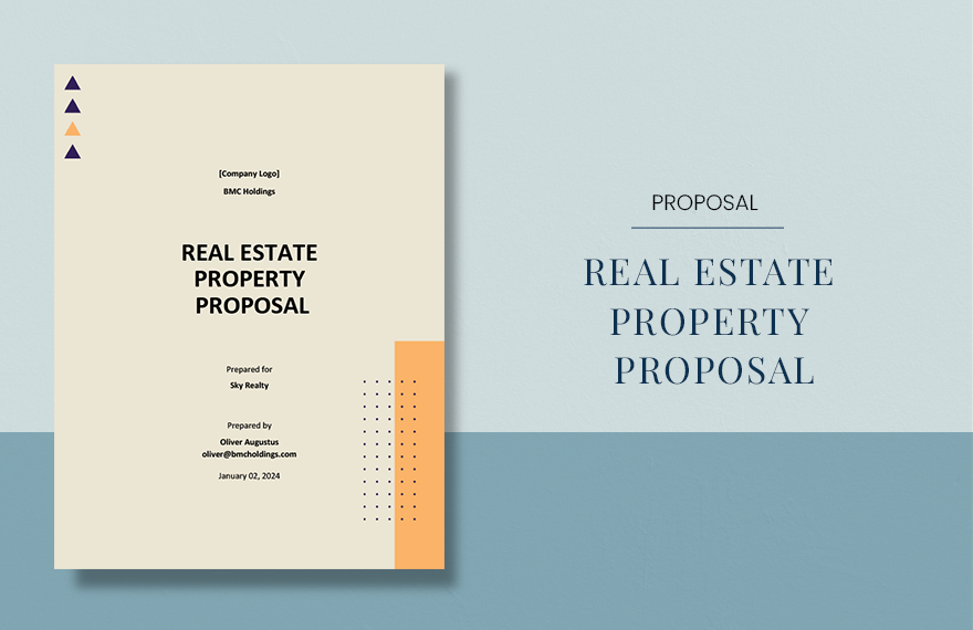 Real Estate Purchase Proposal Template