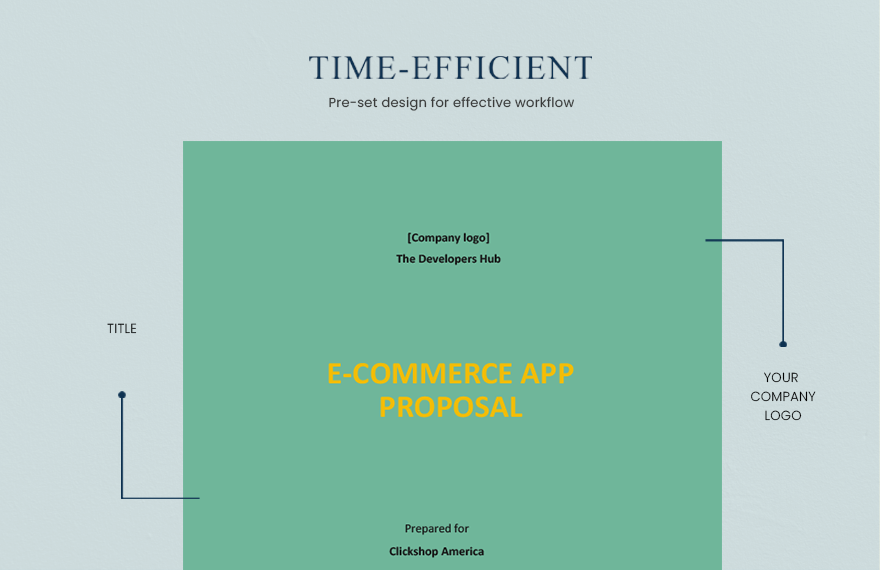 E-commerce App Proposal Template