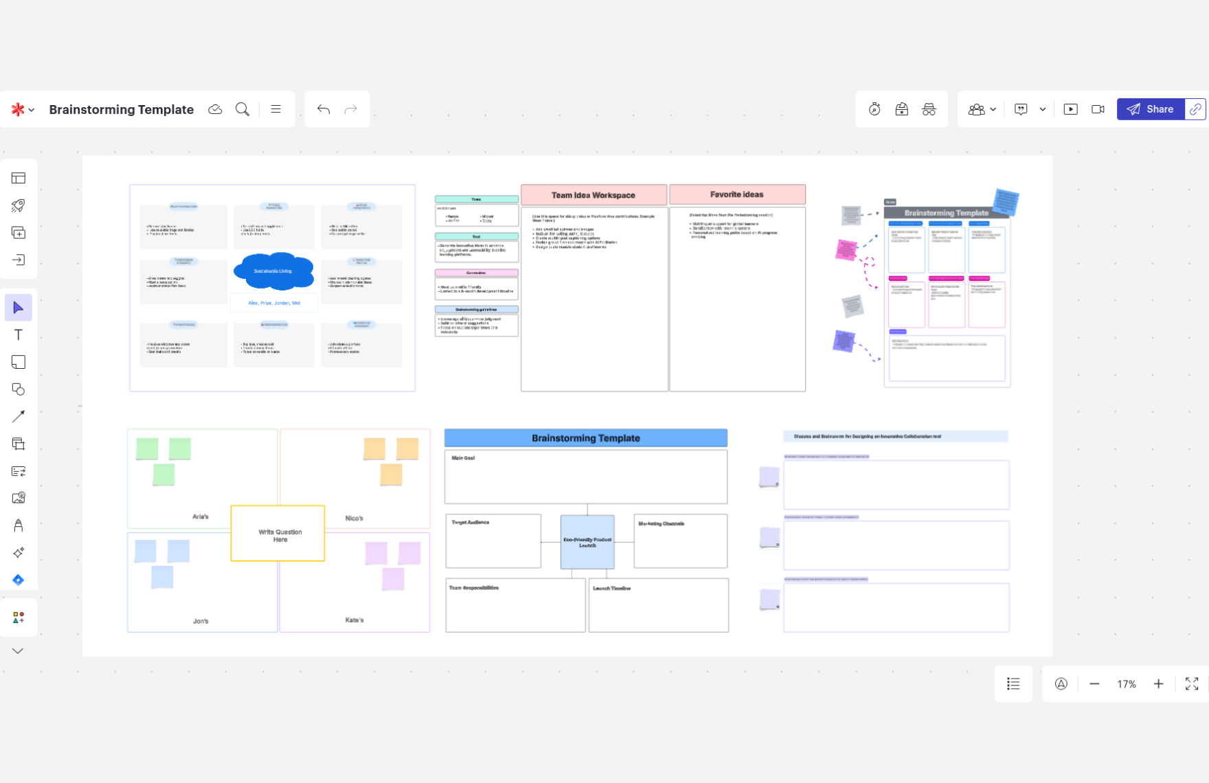 Free Brainstorming Template