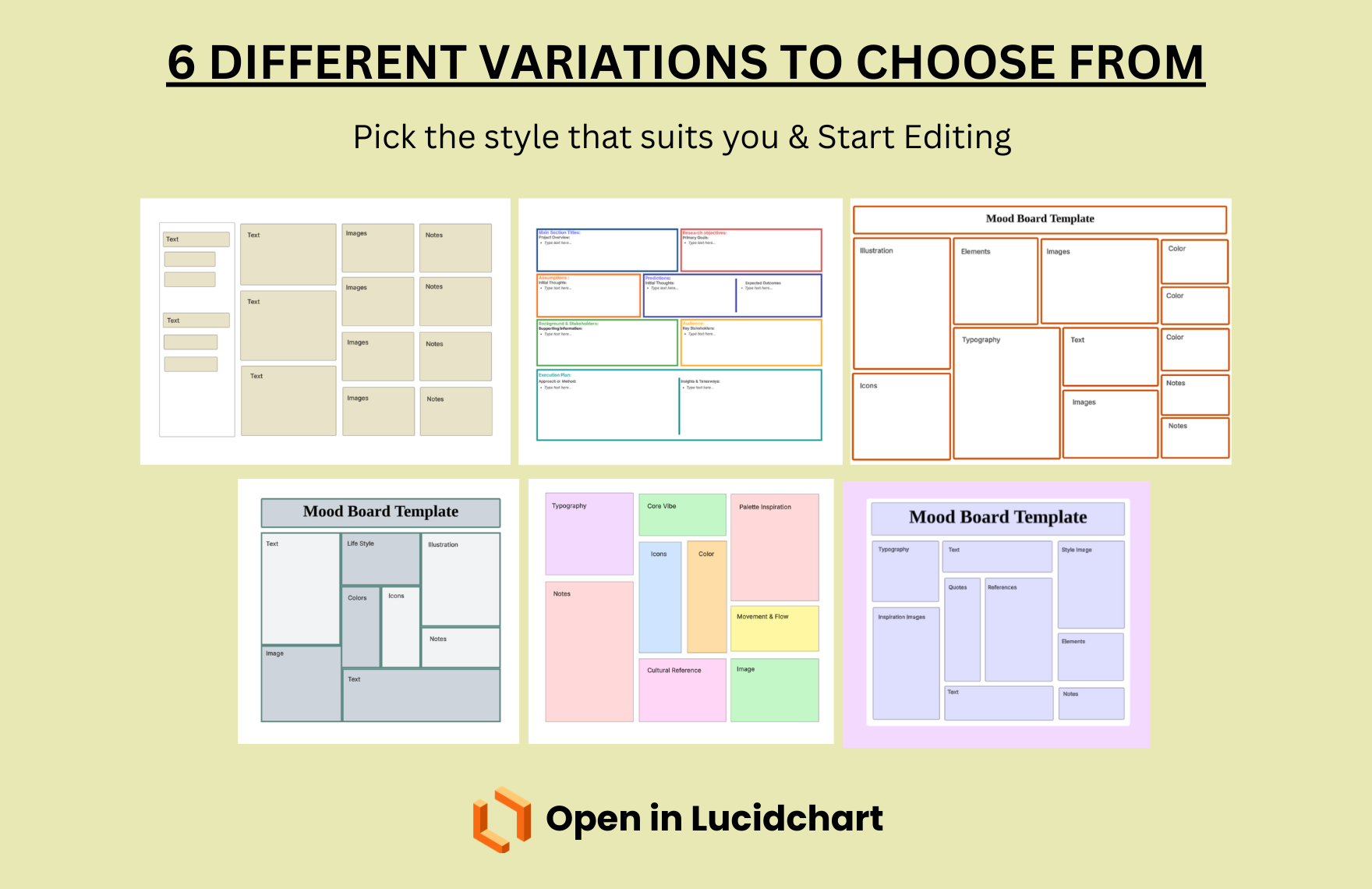 Free Mood Board Template