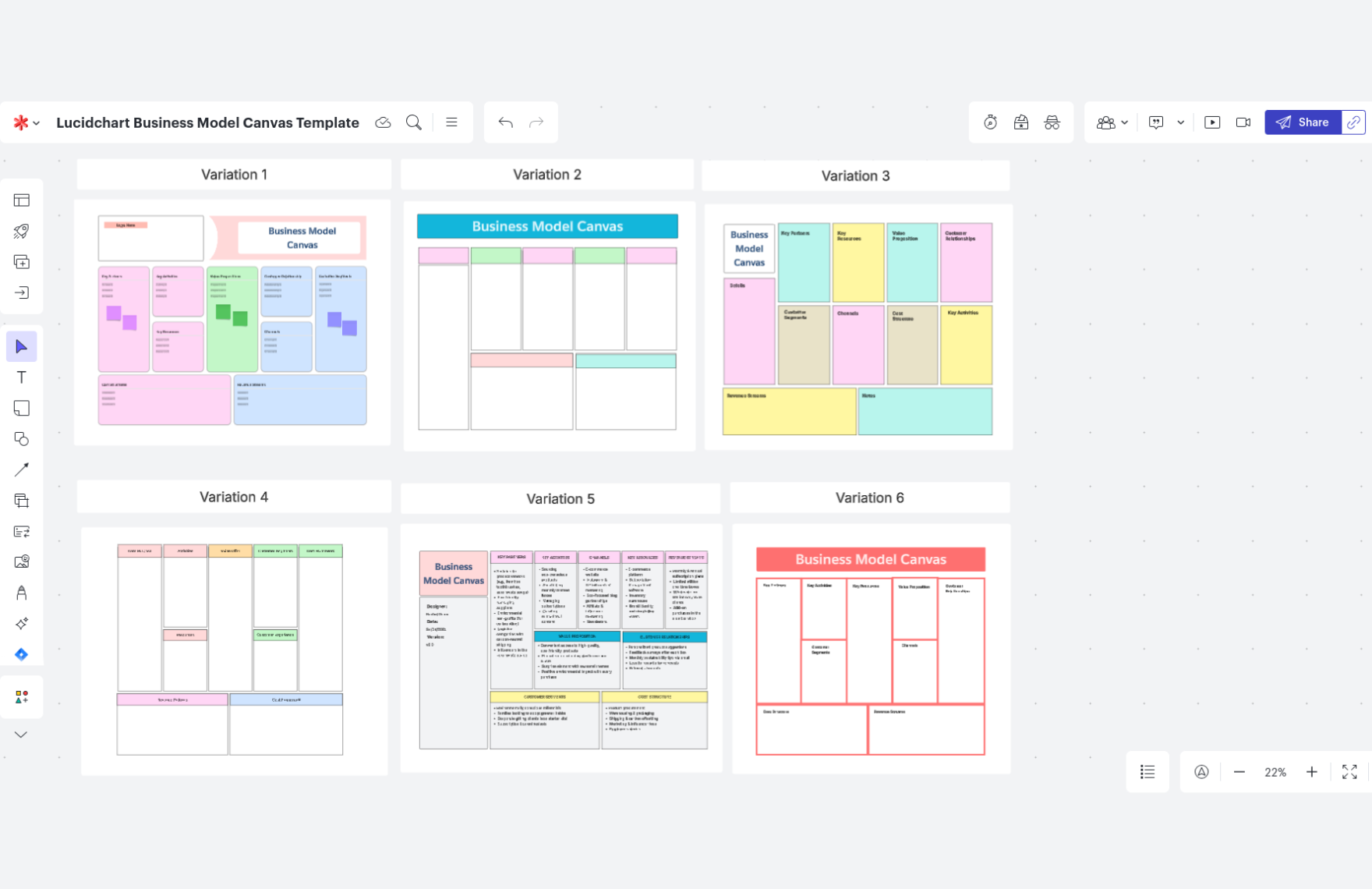 Free Business Model Canvas Template