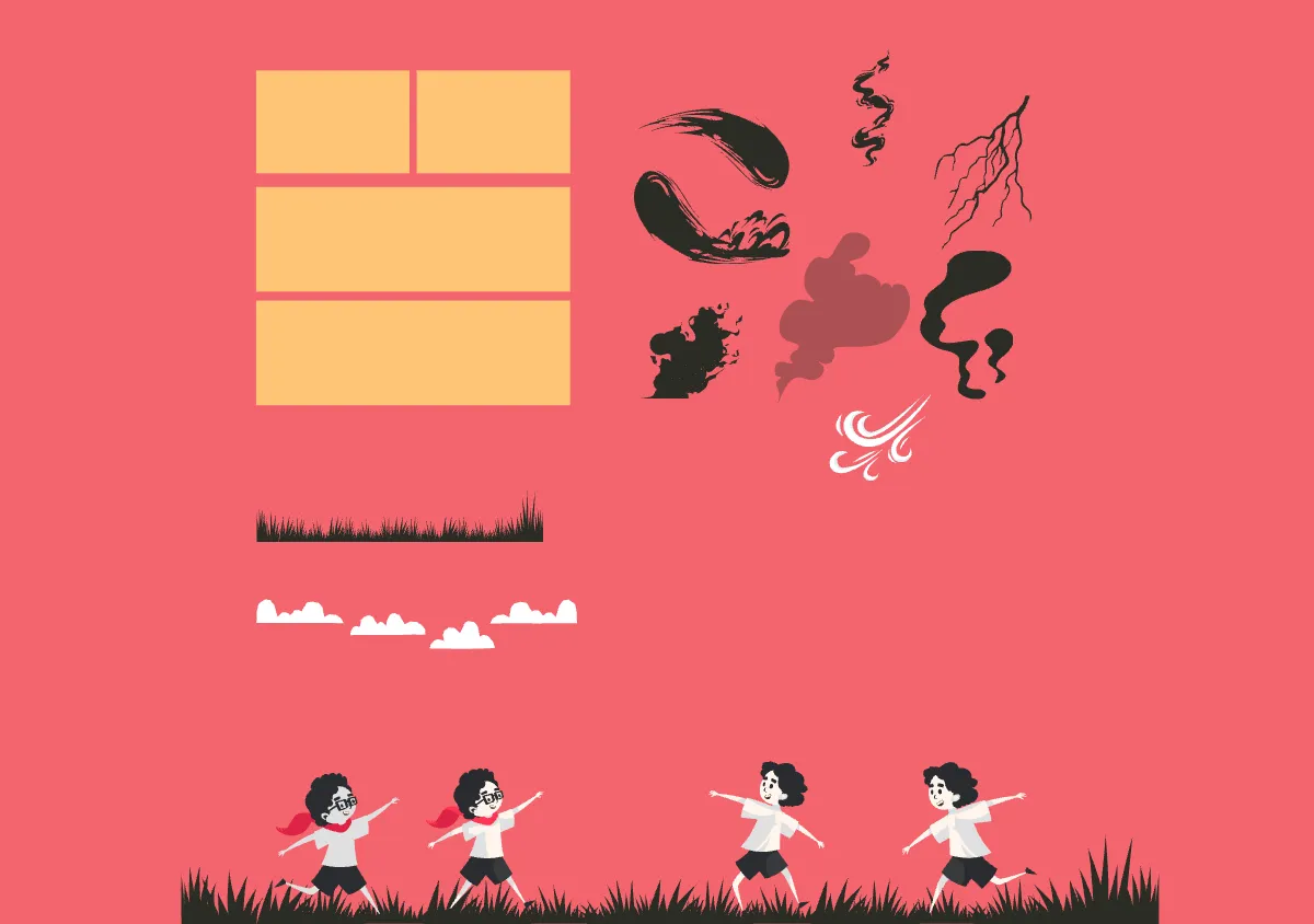 Free Aesthetic Manga Style Comic Strip Template to Edit Online