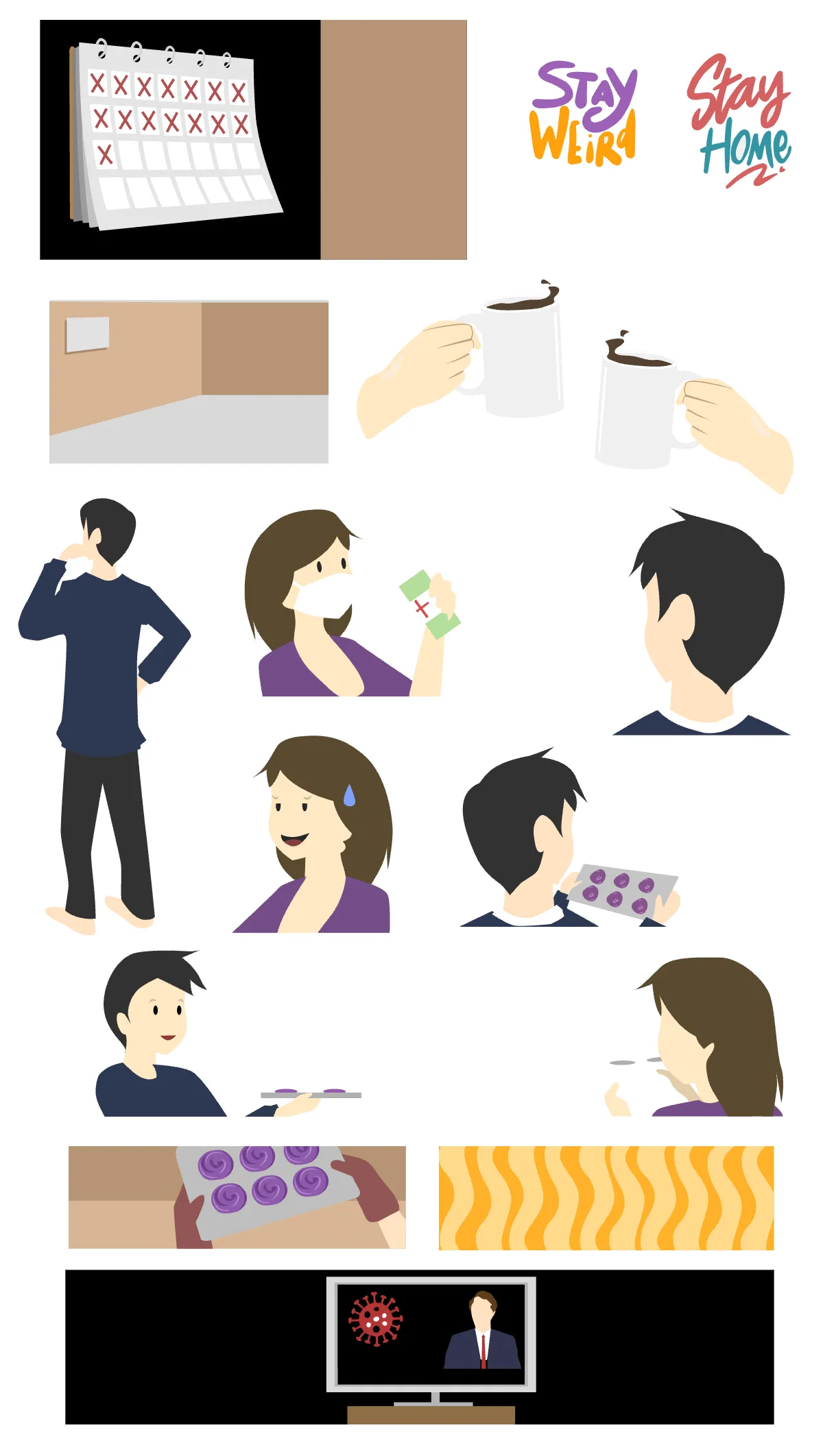 Free Wallpaper Comic Strip Template to Edit Online