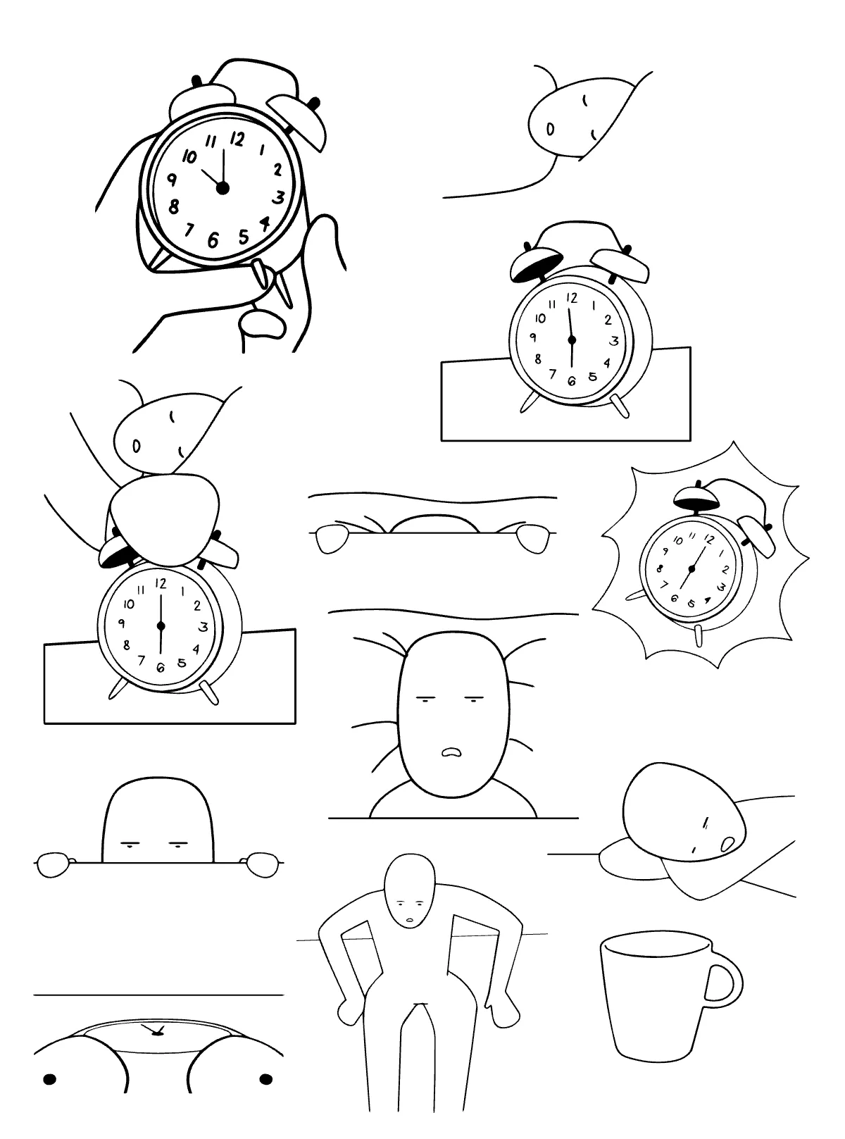 Free Easy 9-Panel Comic Strip Template to Edit Online