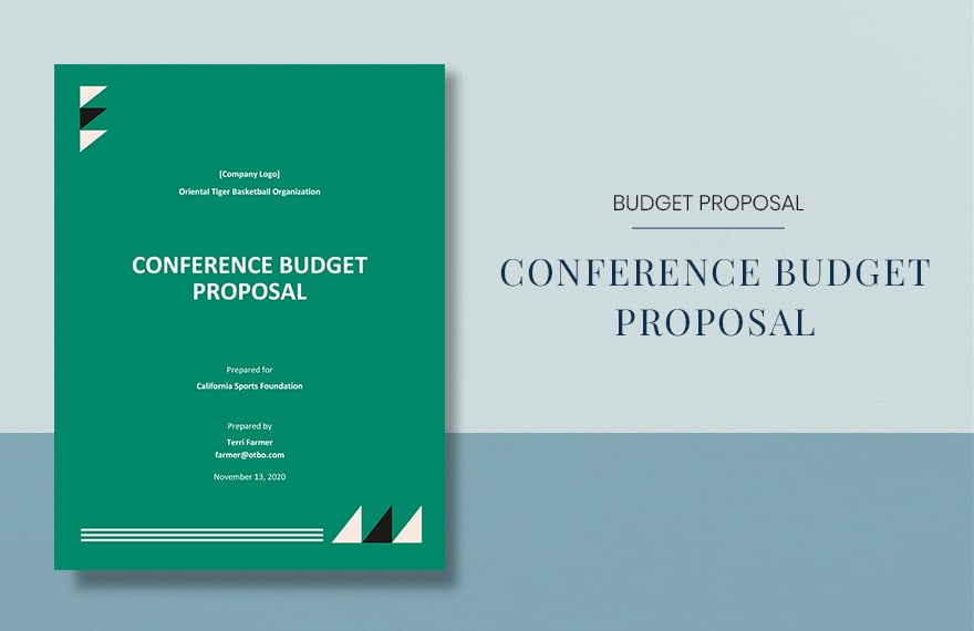 Conference Budget Proposal Template