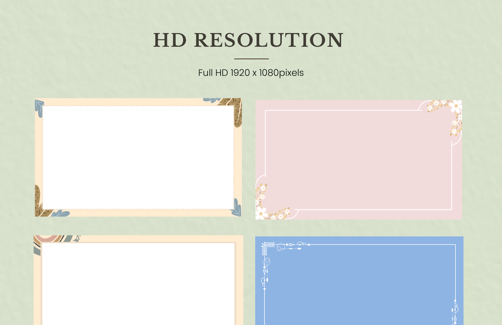 Decorative Presentation Border