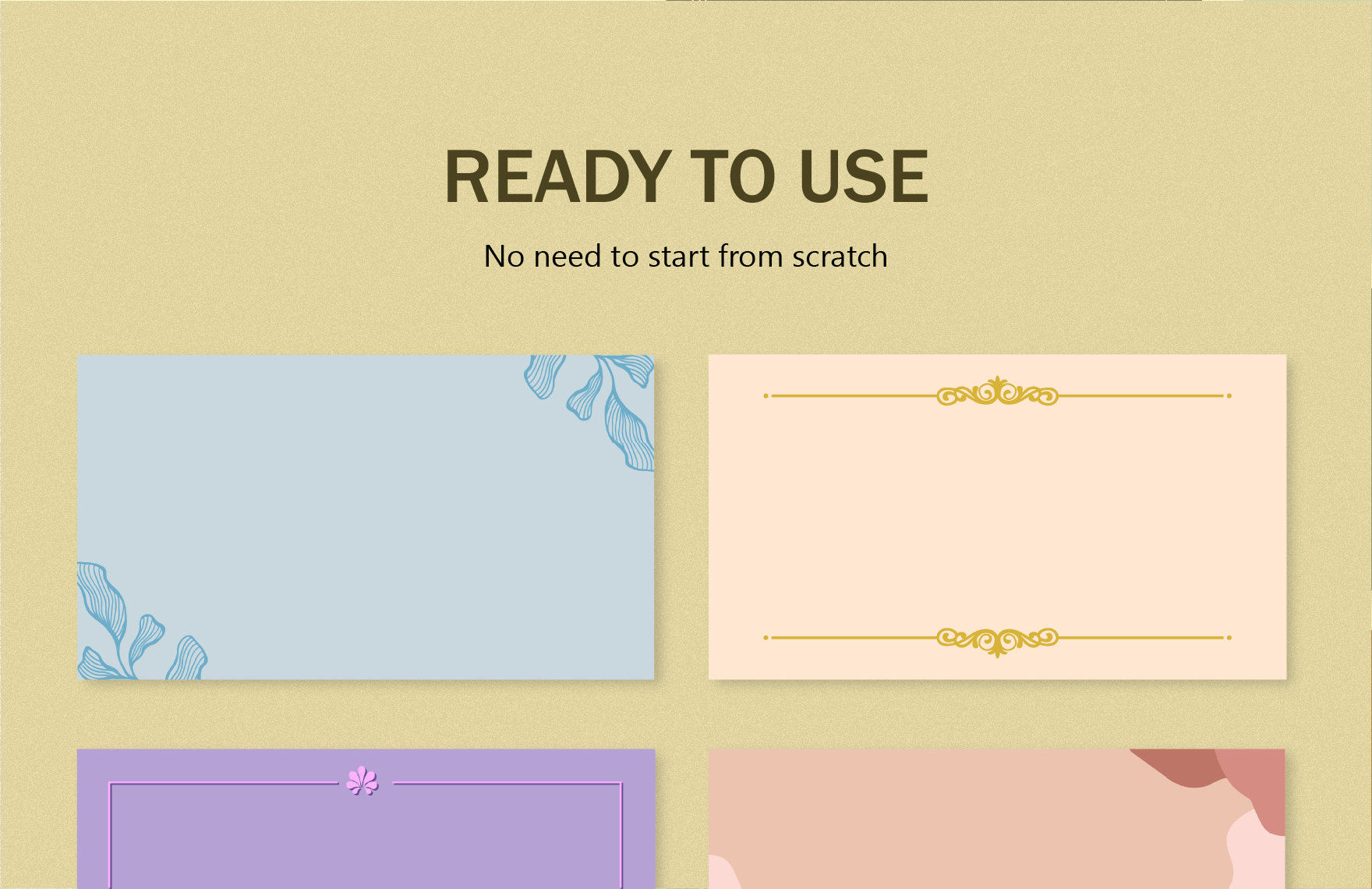 Minimalist Presentation Border