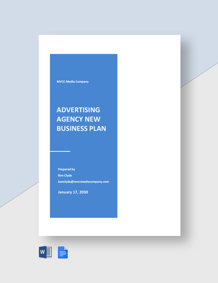 free business plan for advertising agency