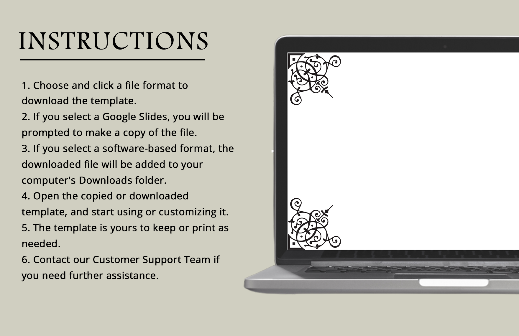 Black And White Presentation Border