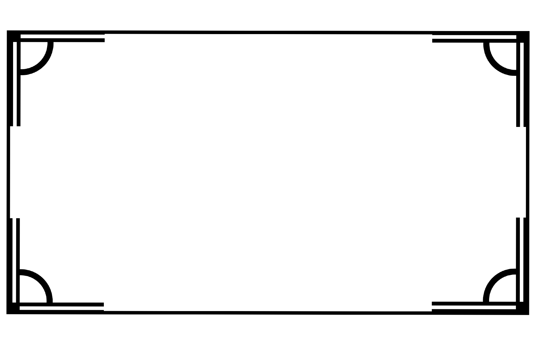 Black And White Presentation Border