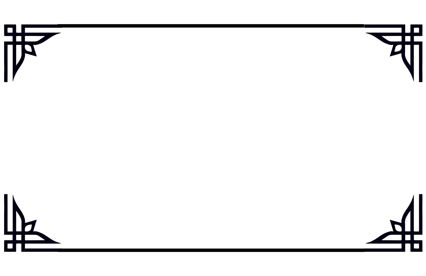 Black And White Presentation Border