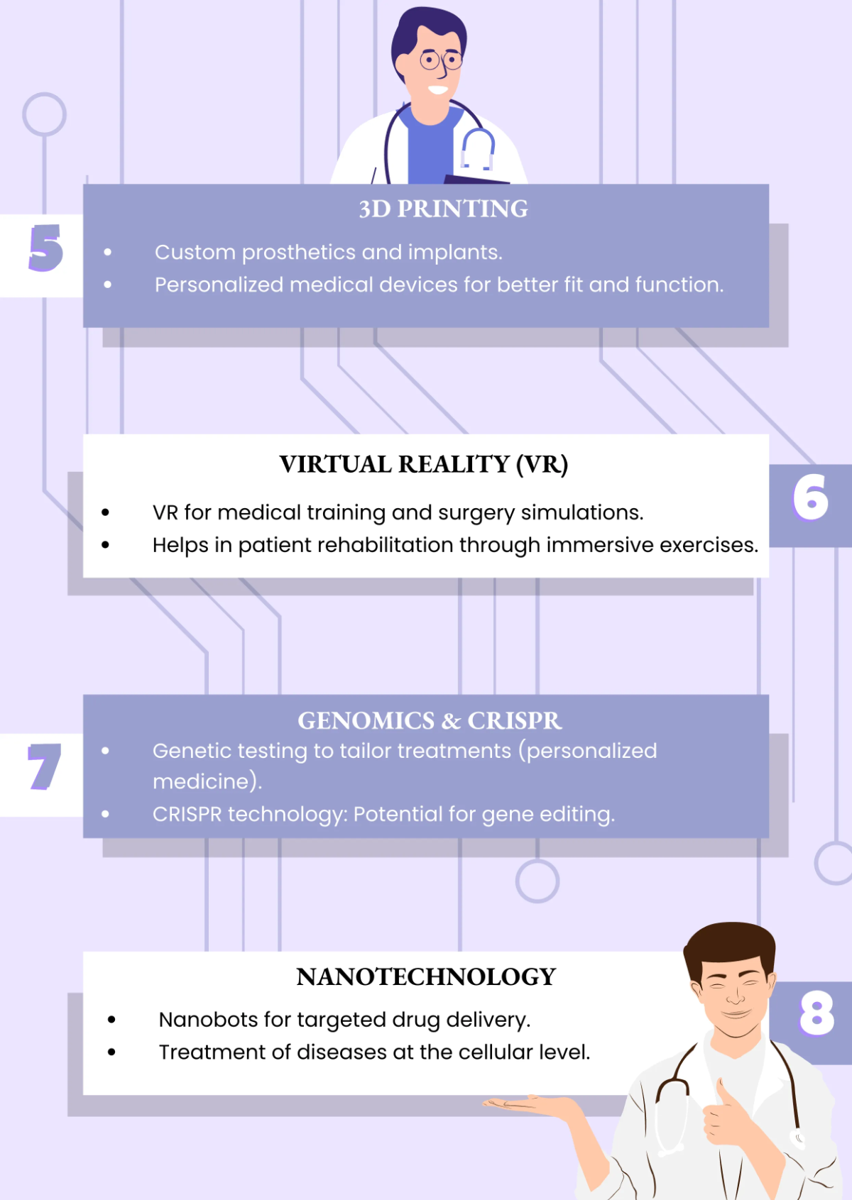 Free Medical Technology Infographic Template to Edit Online