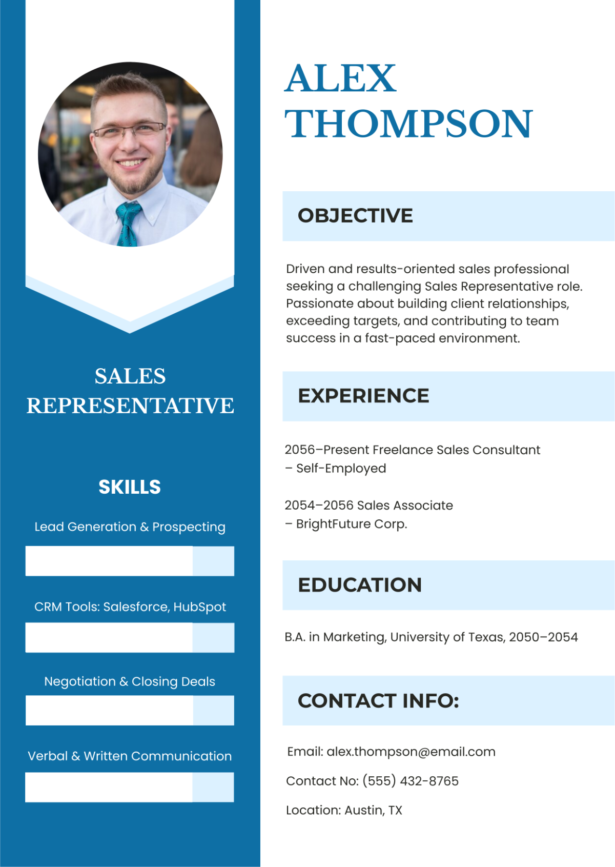 Free Job Seeker Resume Infographic Template to Edit Online