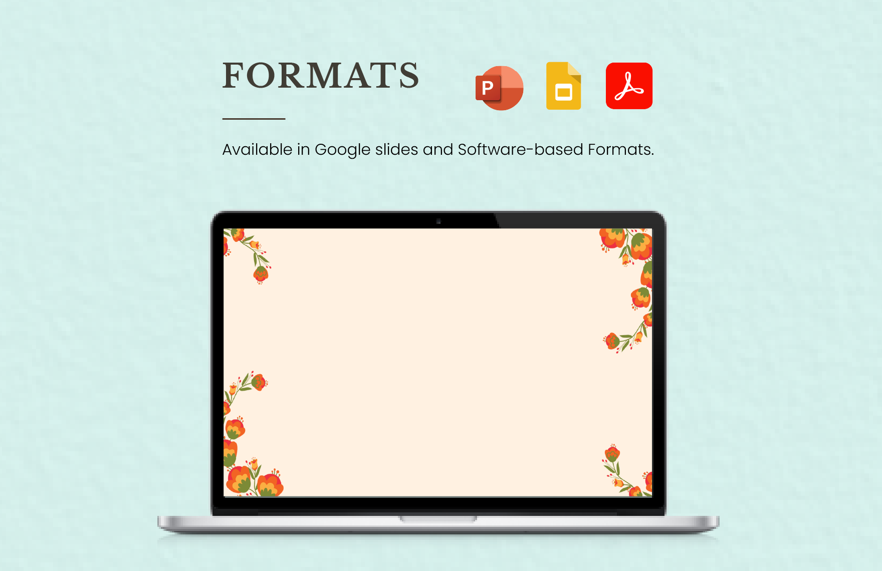 Floral Presentation Border