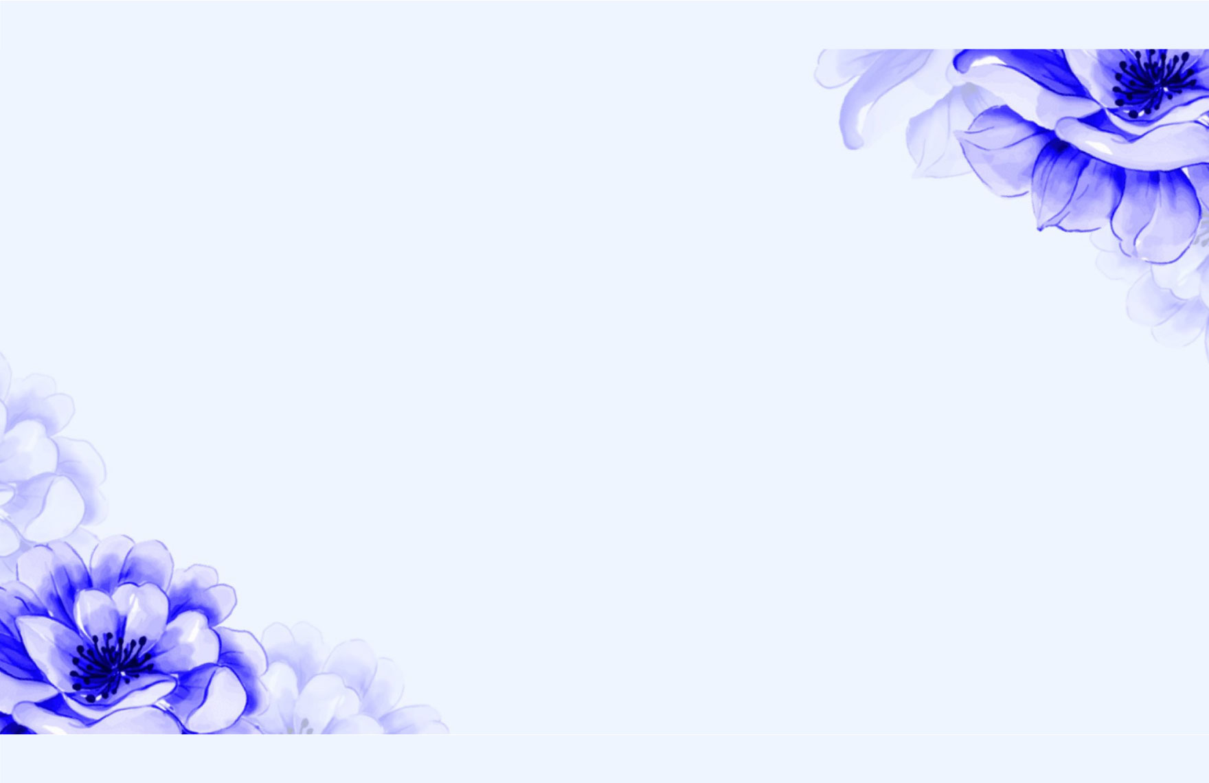 Flower Frame Presentation Border