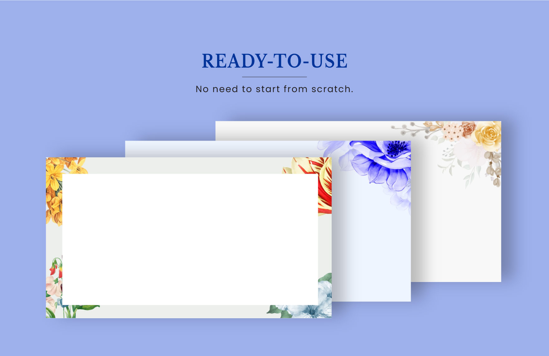 Flower Frame Presentation Border
