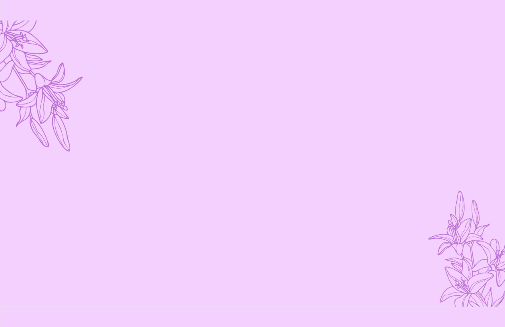 Flower Frame Presentation Border