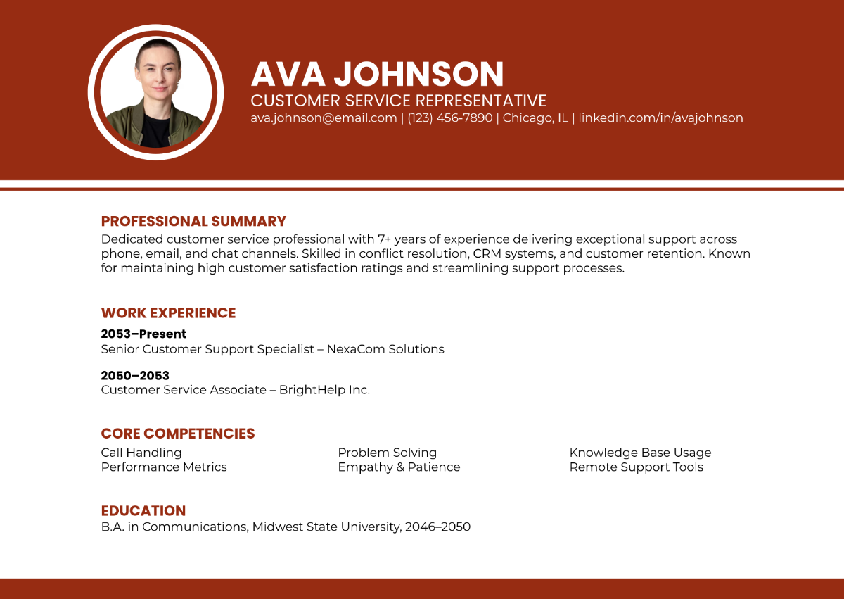 Free Landscape Resume Infographic Template to Edit Online