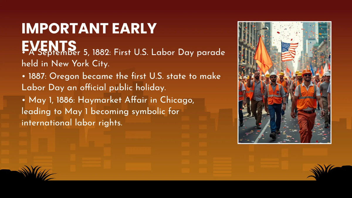 Free Labor Day Presentation Template to Edit Online
