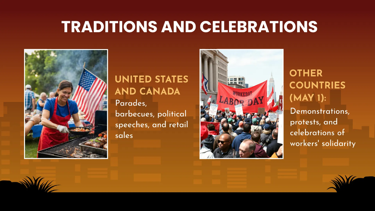 Free Labor Day Presentation Template to Edit Online