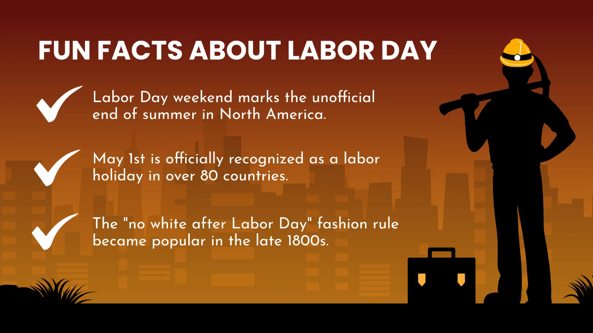 Free Labor Day Presentation Template to Edit Online
