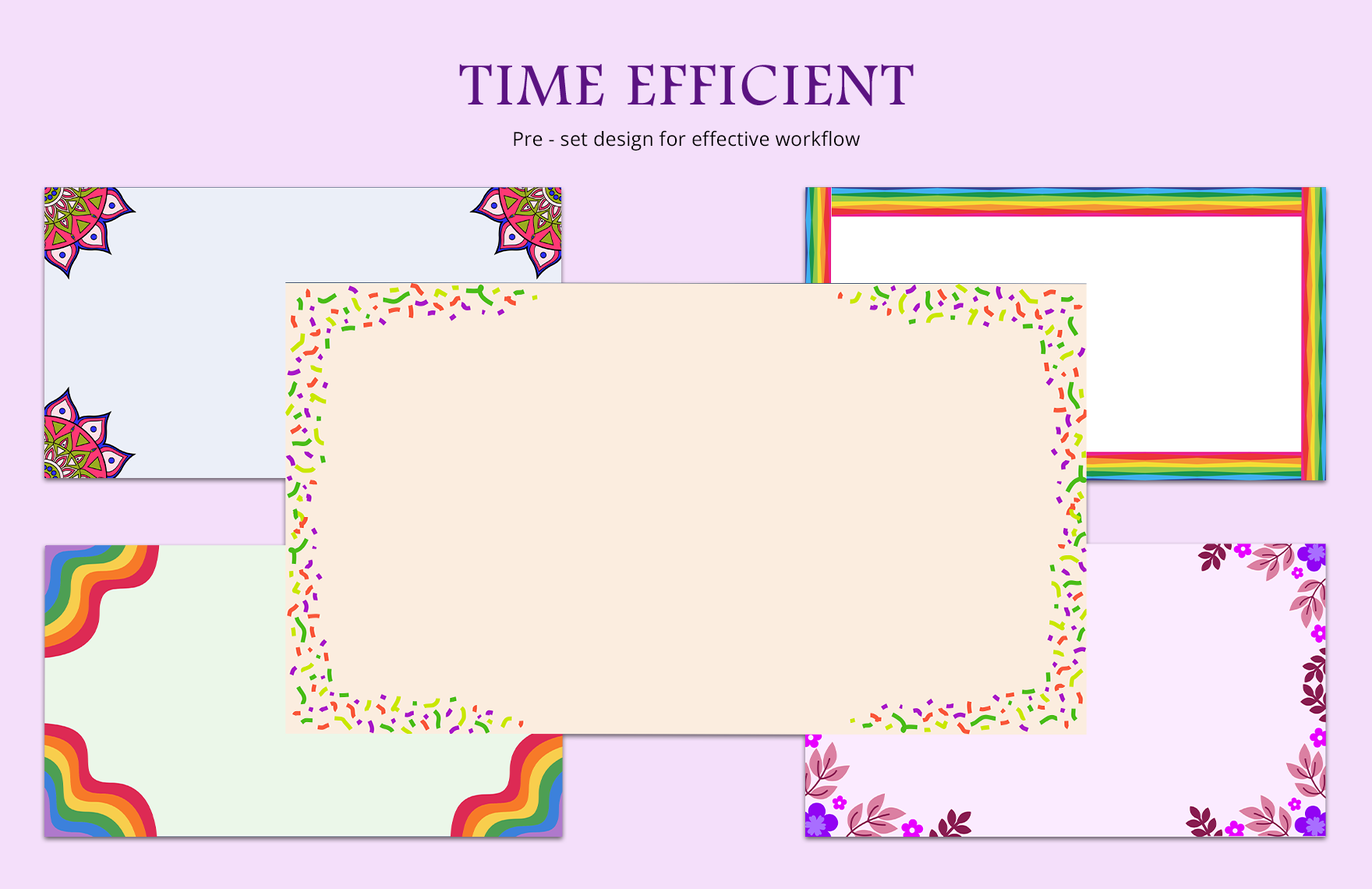 Colorful Presentation Border