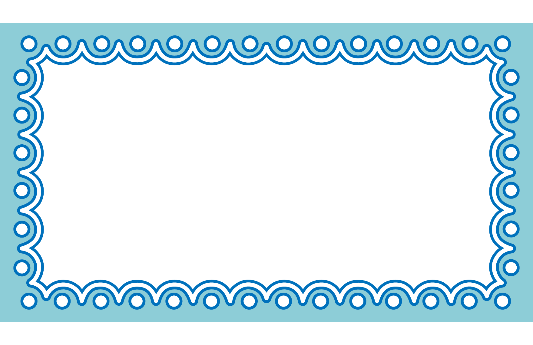 Dotted Line Presentation Border