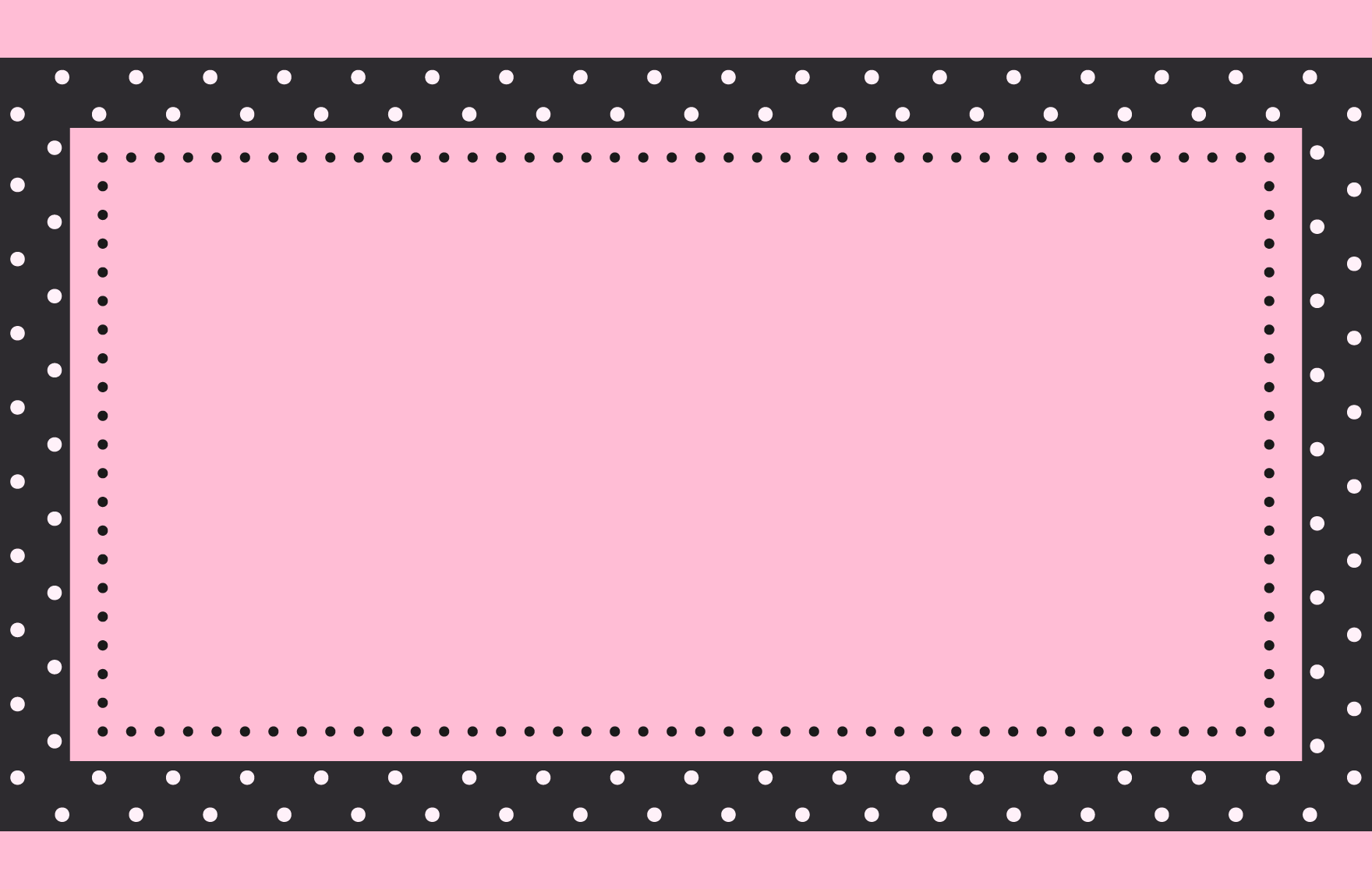 Dotted Line Presentation Border