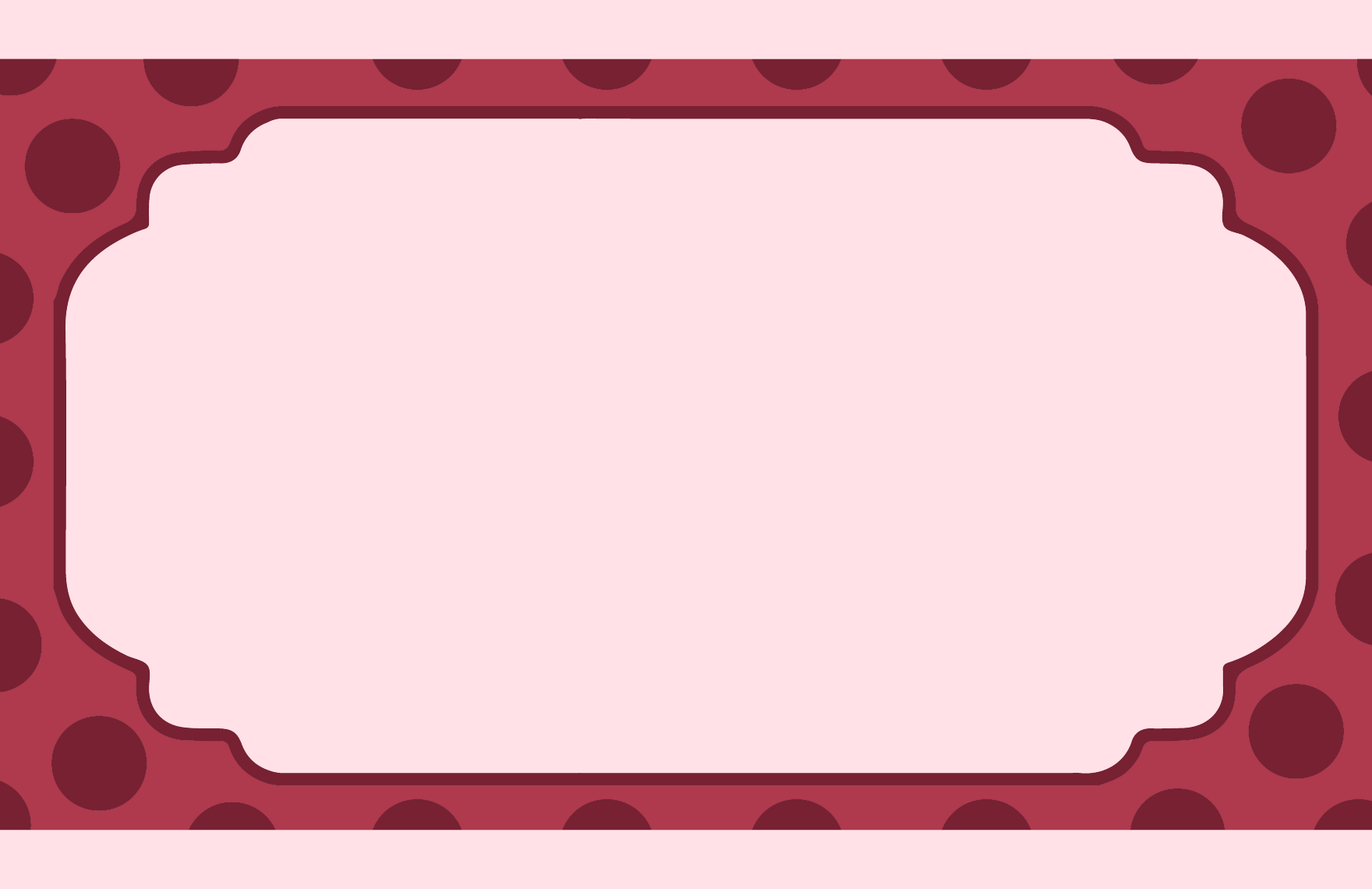 Dotted Line Presentation Border