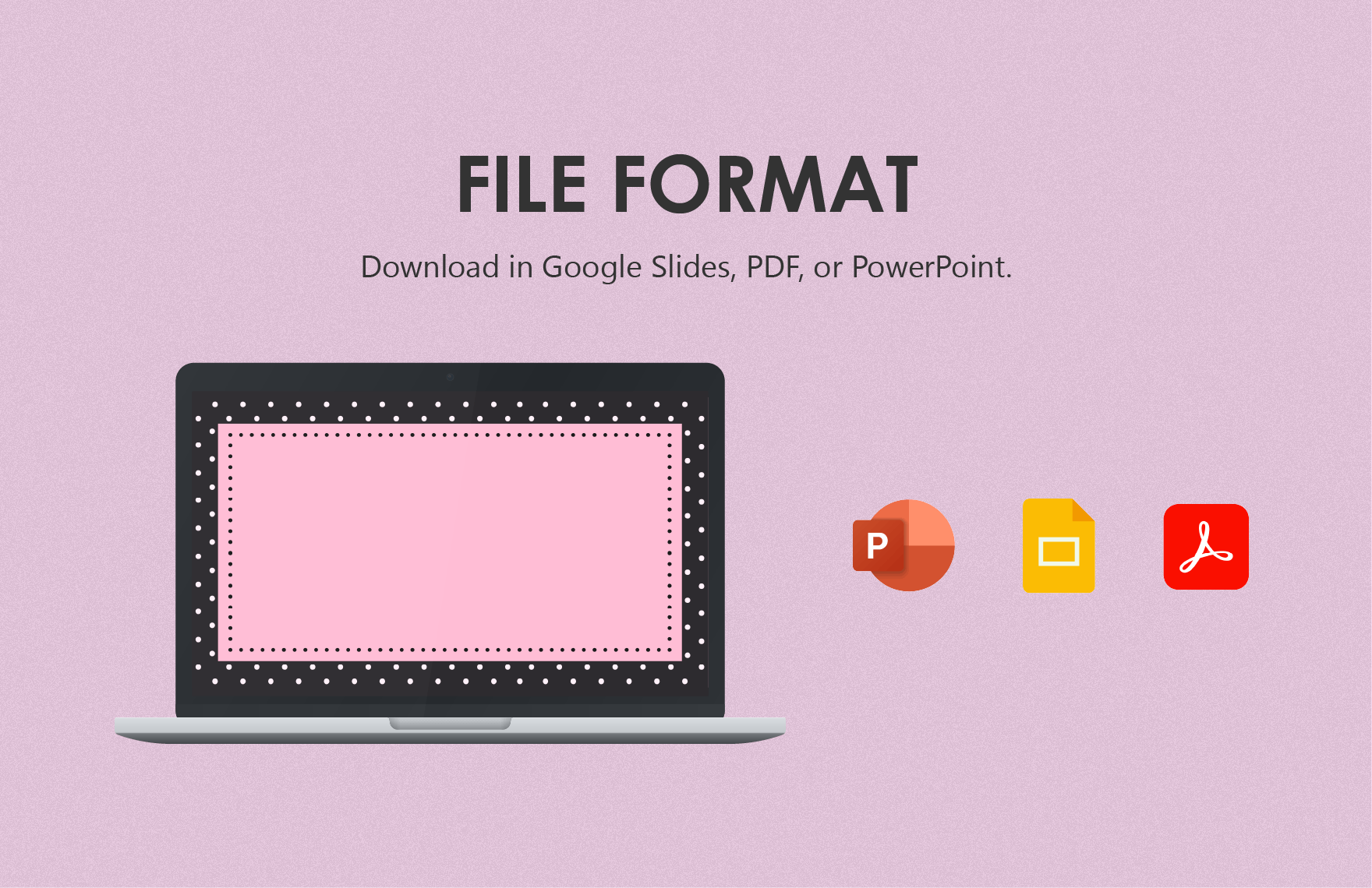 Dotted Line Presentation Border