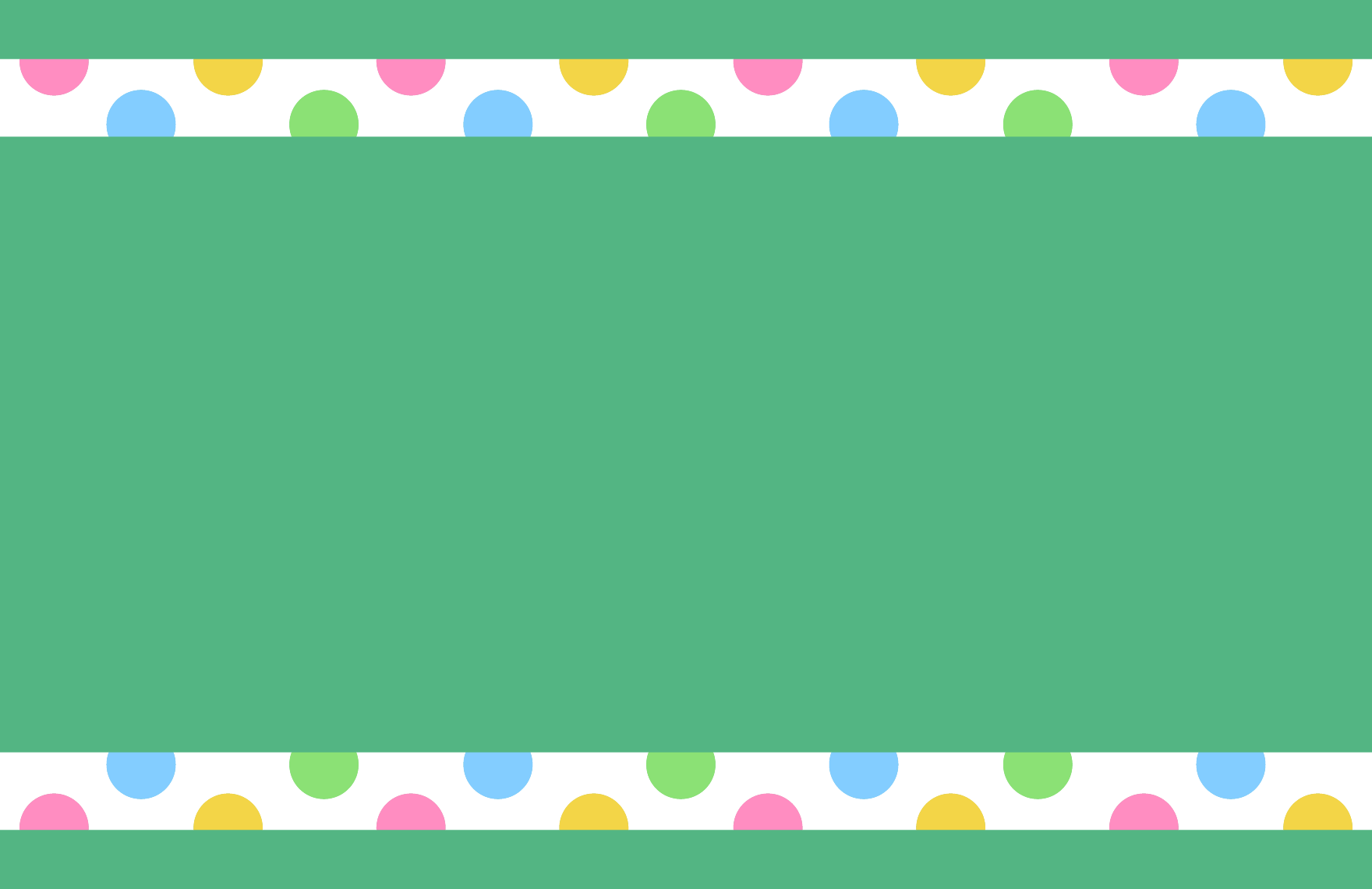 Dotted Line Presentation Border