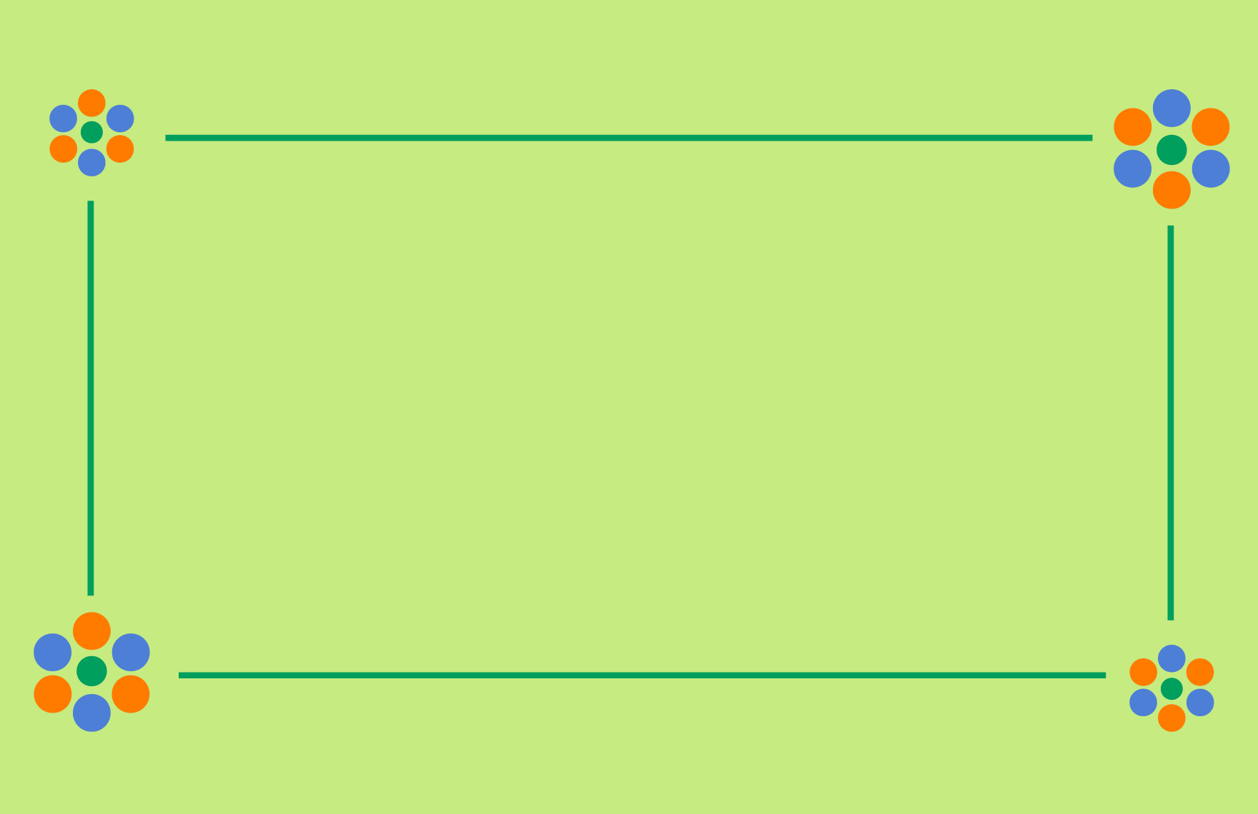 Dotted Line Presentation Border