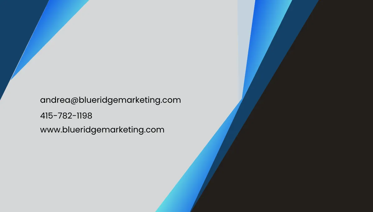 Free Professional Marketing Visiting Business Card Template to Edit Online